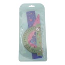 Juego de geometría 4 piezas, 15cm, en bolsa