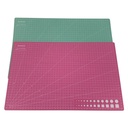 Base de corte A3, con cuadrículas de medición en bolsa, varios colores