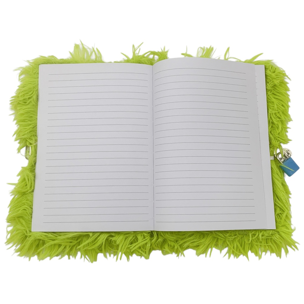 Libreta tapa peluche, 80 hojas, varios diseños