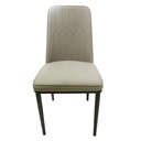 Silla de hierro y PU con respaldo, varios colores