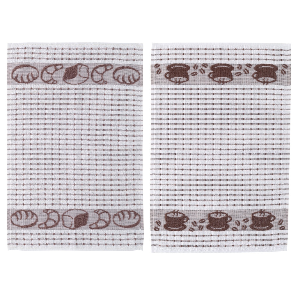 Repasador 100% algodón, 63x42cm, 220g, con diseño, Berlina by Teka, varios colores
