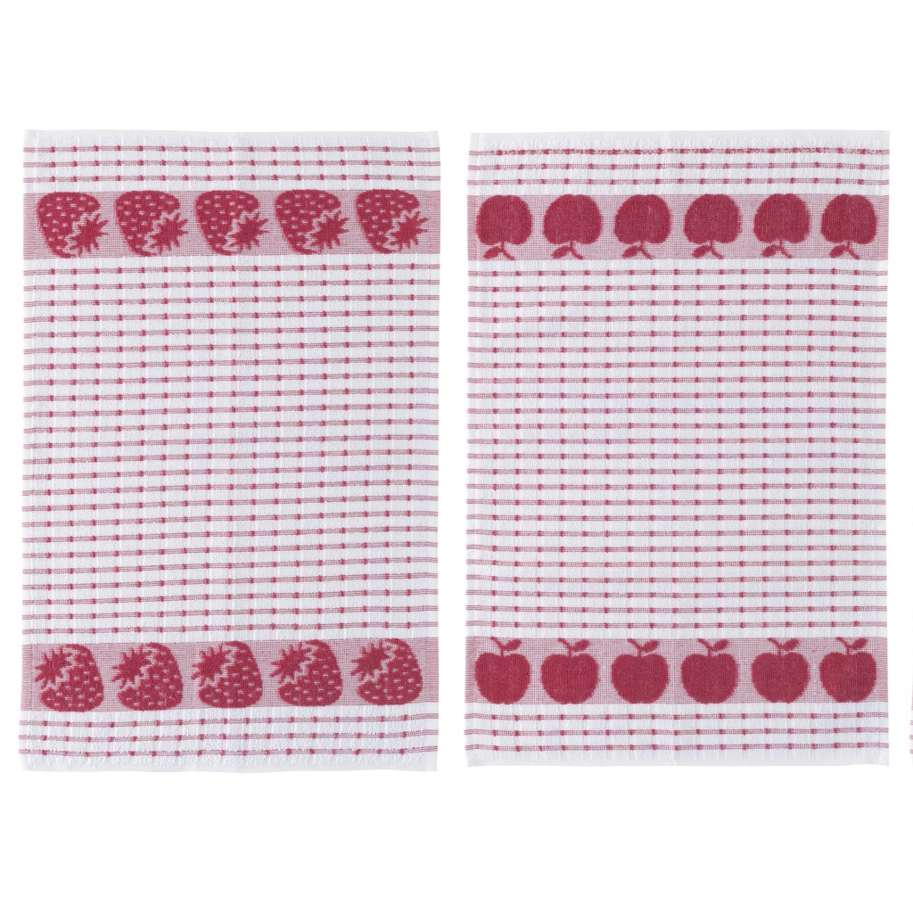 Repasador 100% algodón, 63x42cm, 220g, con diseño, Berlina by Teka, varios colores