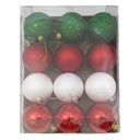 Bolas navideñas x12 6cm, colores surtidos, en caja