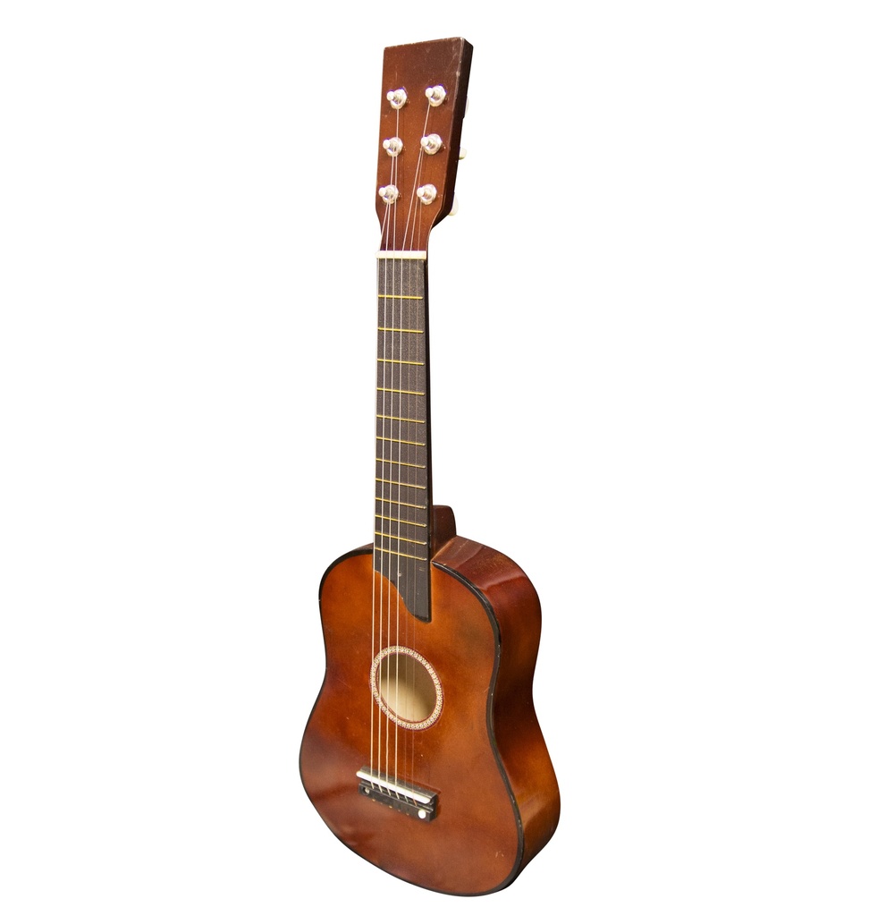 Guitarra de madera clásica, chica, en caja