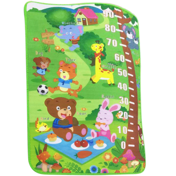 Alfombra de PVC chica, doble faz, varios diseños infantiles