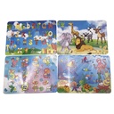 Puzzle de cartón, 48 piezas, en bolsa, varios diseños
