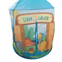 Casita carpa para niños CELESTE, con túnel y pelotero, en bolsa