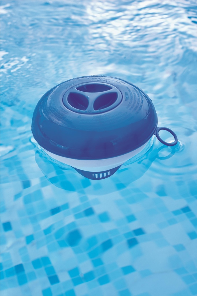 Boya do1ficadora de pastillas de cloro para piscina, Bestway