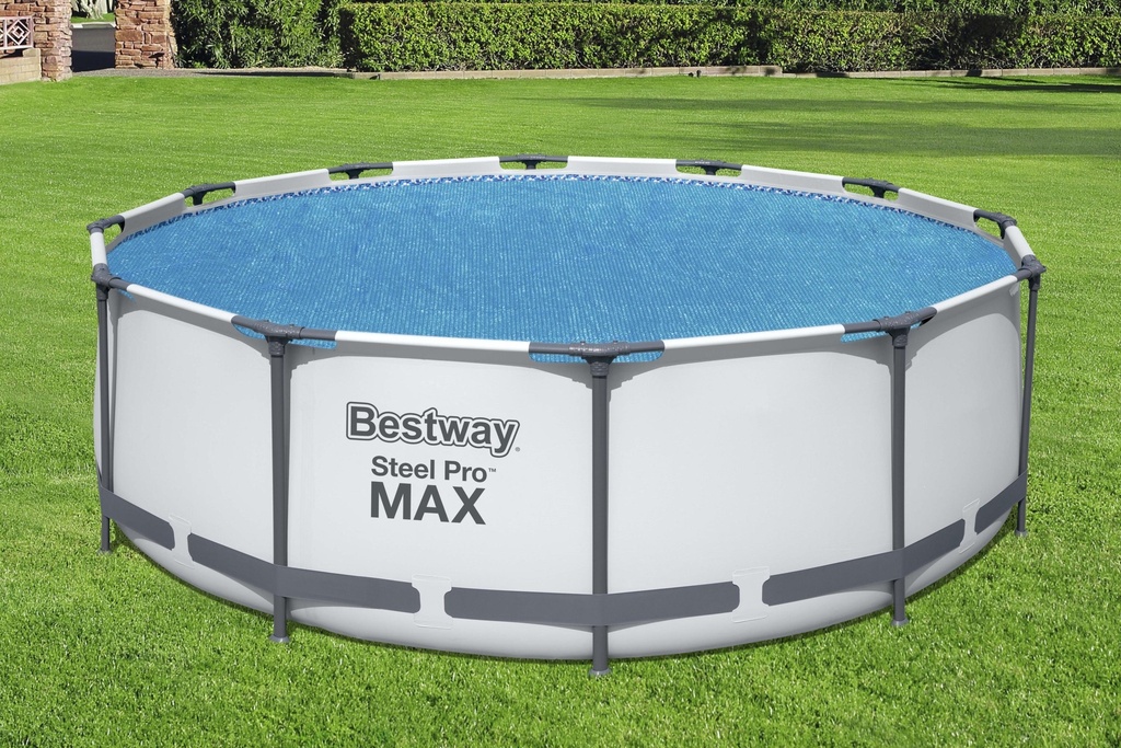 Lona cobertor térmica para piscina PE Bestway, 366 diámetro, en bolsa