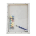 Cuadro para colorear por números, con acuarelas y pinceles, varios diseños