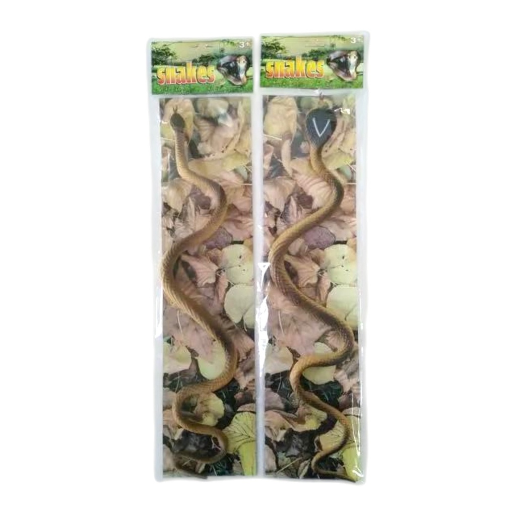 Animales de goma serpiente, en bolsa