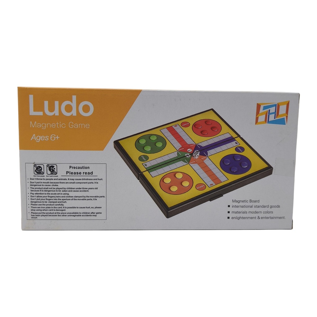 Juego de mesa, ludo, magnético, en caja