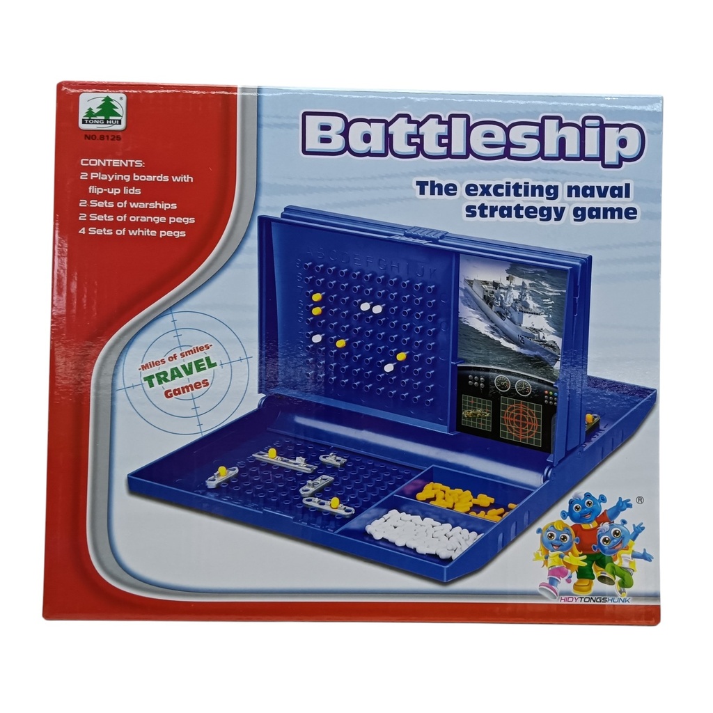 Juego de mesa, batalla naval, en caja