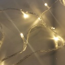 Luces led x100 blancas intermitentes 220V 10 metros en caja