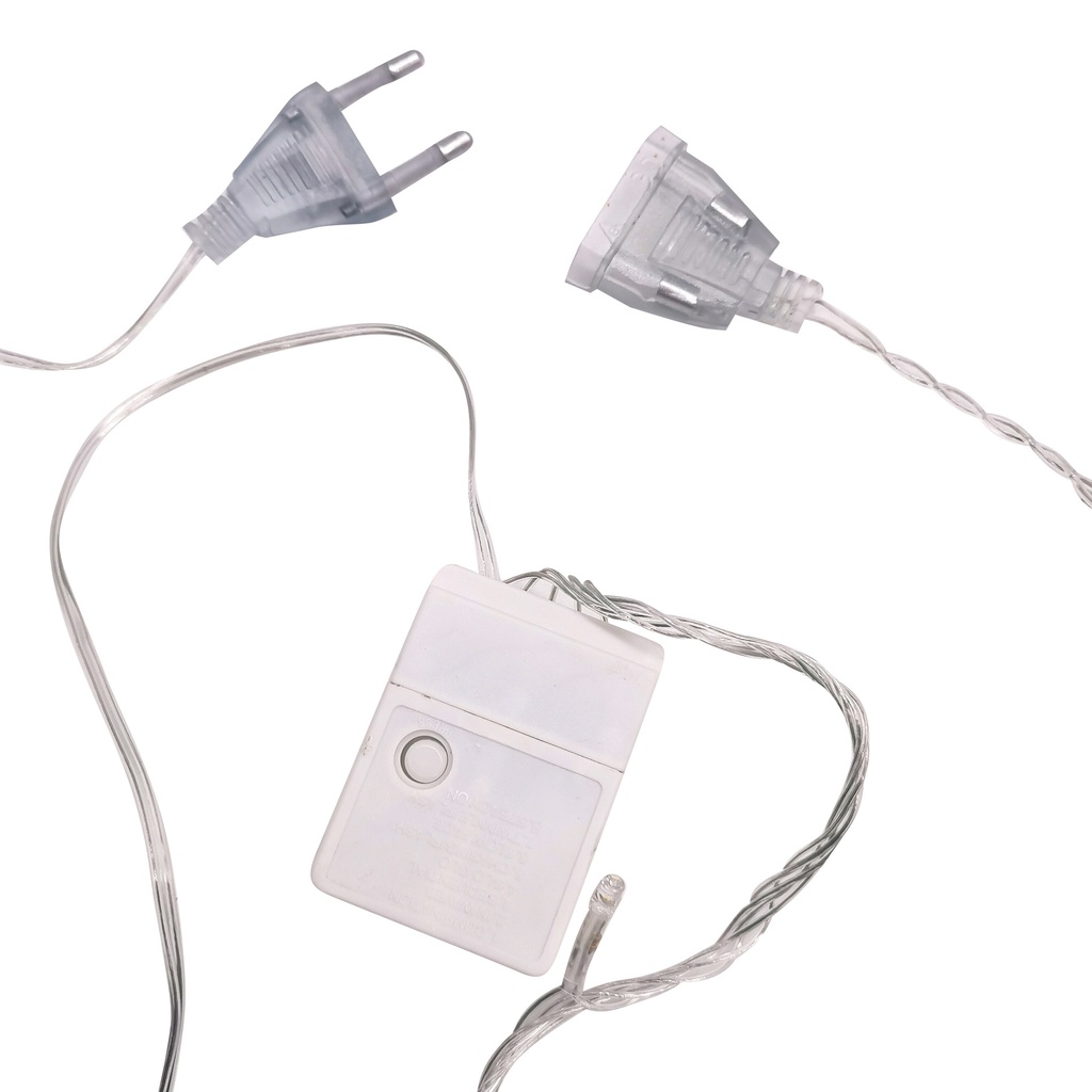 Luces led x100 blancas intermitentes 220V 10 metros en caja