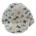 Gorro de visera infantil, con cubre nuca, varios diseños