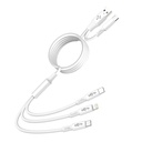 Cable de carga multiple 3 en 2 con doble entrada, KLGO en caja