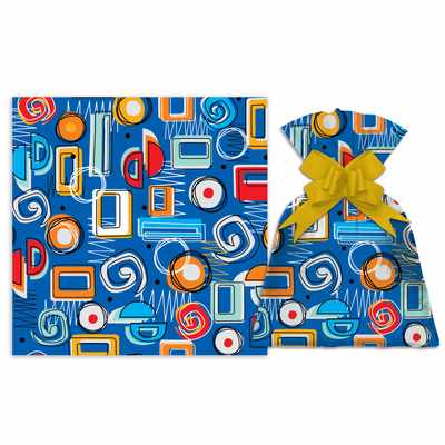 [G3160D] Bolsa de regalo perlado con diseño chico PACKx50
