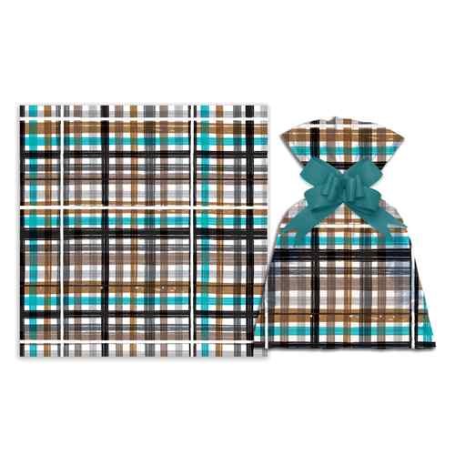 [G3160G] Bolsa de regalo perlado con diseño chico PACKx50