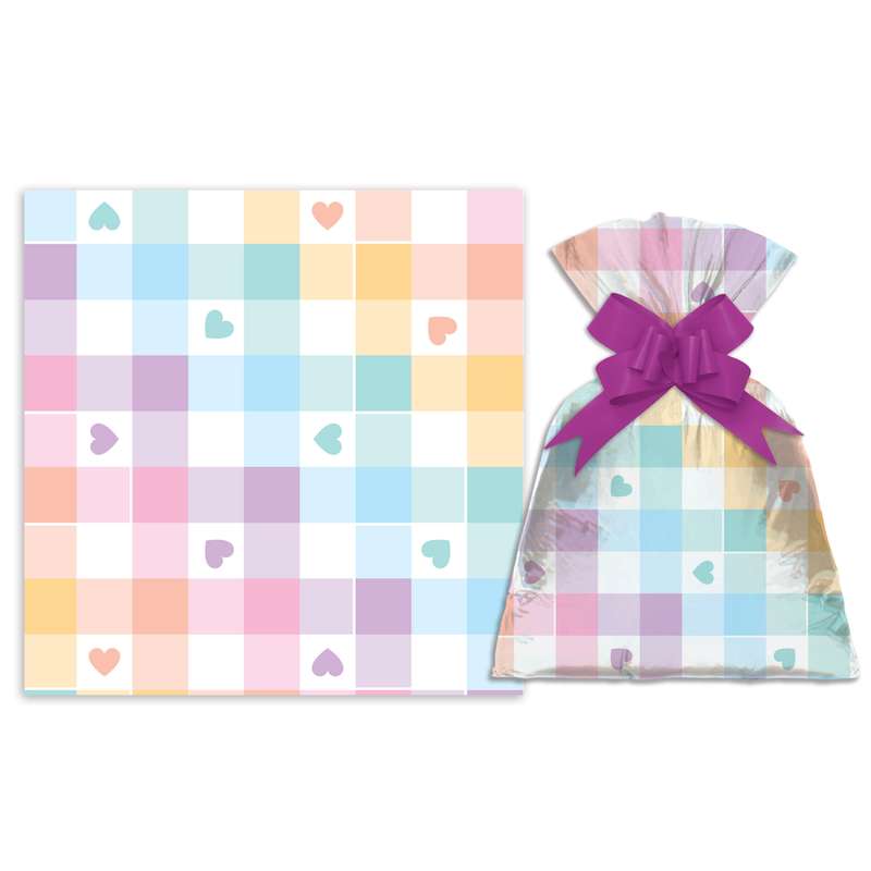 [G3160H] Bolsa de regalo perlado con diseño chico PACKx50
