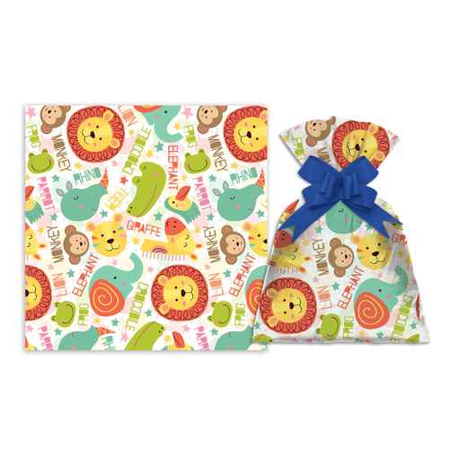 [G3163D] Bolsa de regalo, perlado infantil chico PACKx50