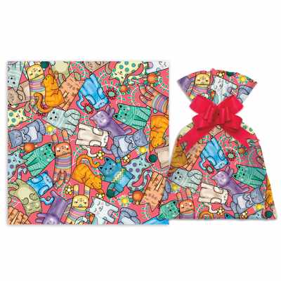 [G3163H] Bolsa de regalo, perlado infantil chico PACKx50