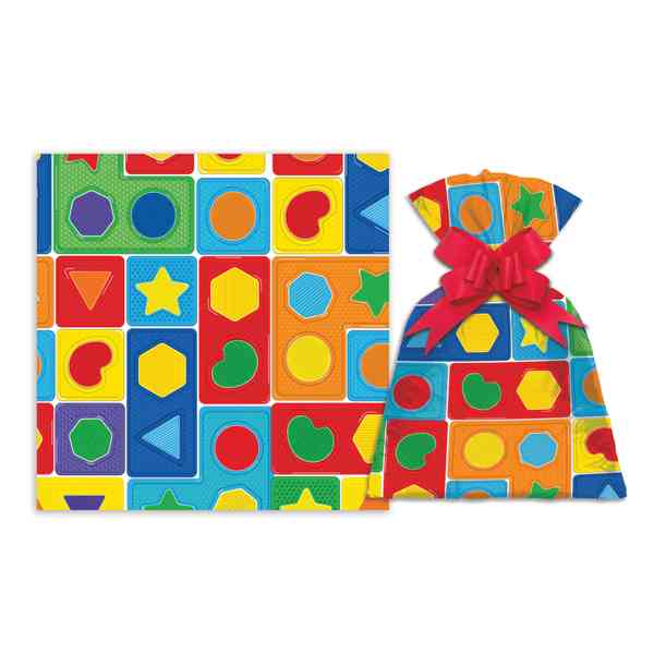 Bolsa de regalo perlado infantil mediano PACKx50