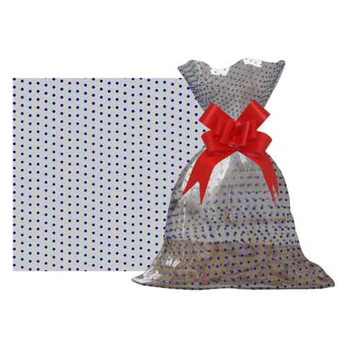 Bolsa de regalo transparente con diseño, grande PACKx50