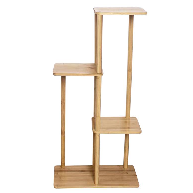 [G3186] Porta macetas de madera, 3 niveles en caja