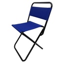 Silla plegable de poliéster y caño, varios colores, en bolsa