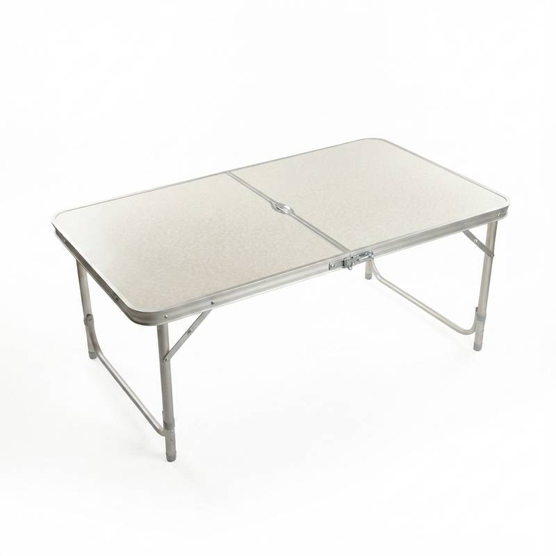 [G3205] Mesa de aluminio plegable, con asa en caja