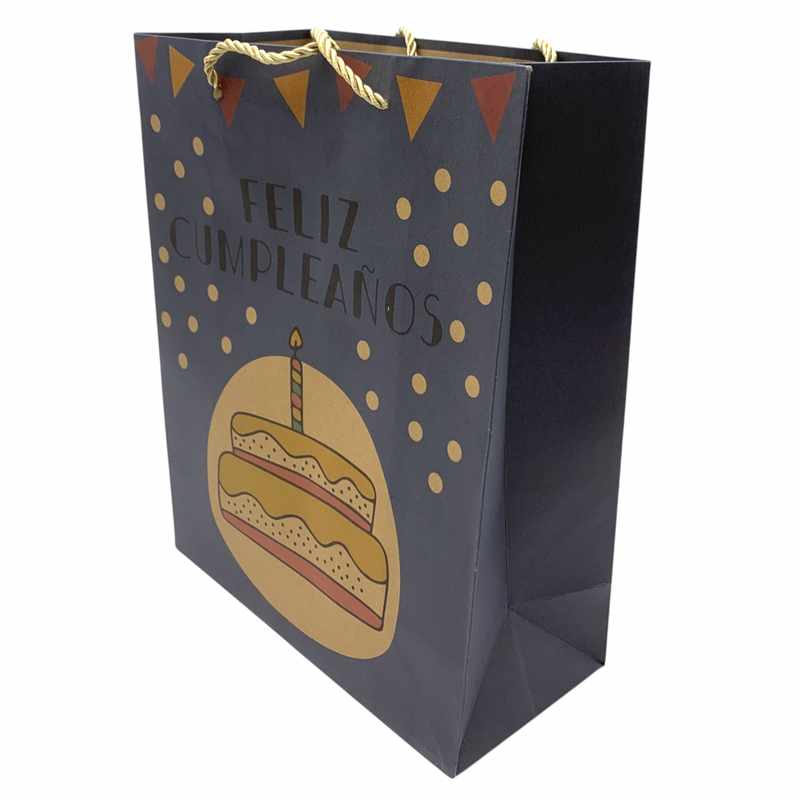 Bolsa de regalo mediana, PACK x12, diseños surtidos