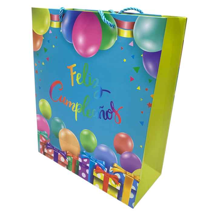 [G3230] Bolsa de regalo mediana, PACK x12, diseños surtidos
