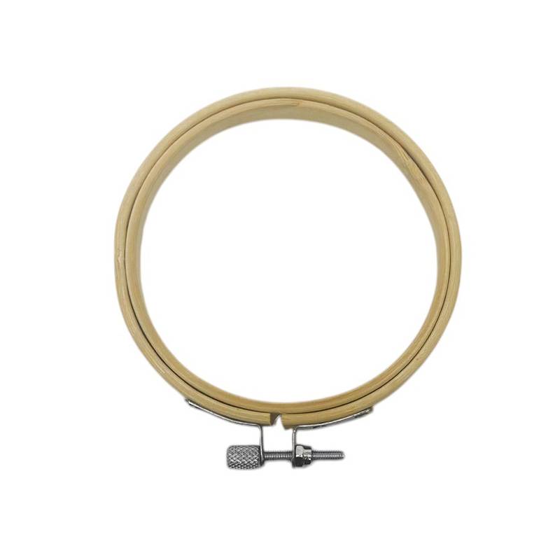 Bastidor para bordado de bambú 10cm, PACKx10