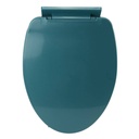 Tapa para WC de plástico, lisa, VERDE OSCURO, Berlina Home