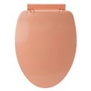 Tapa para WC de plástico, lisa, SALMÓN, Berlina Home
