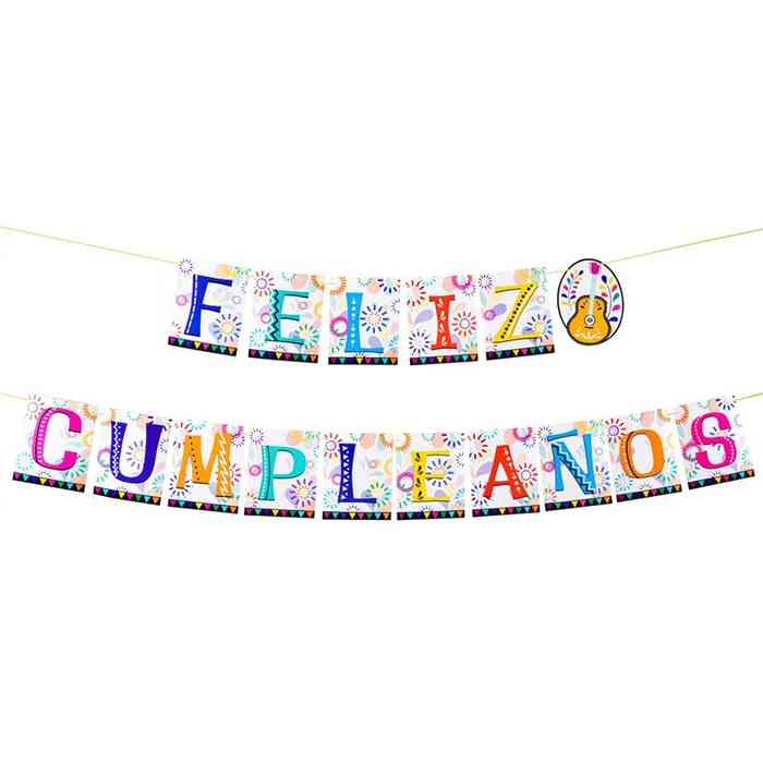 Cartel Feliz Cumpleaños, en bolsa