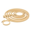 Bastidor para bordado de plástico, distintos tamaños, PACK x7