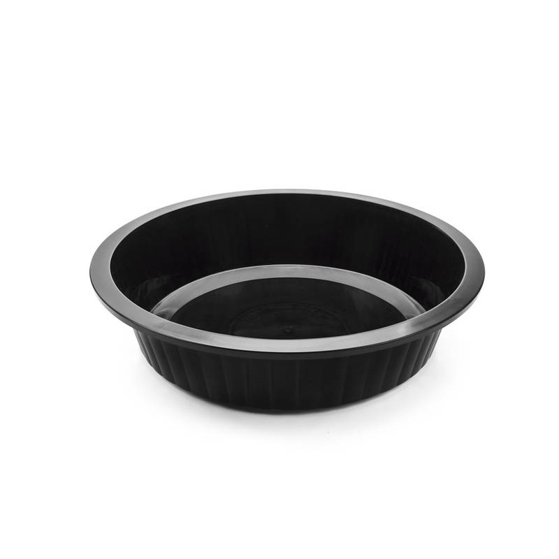 Palangana de plástico 11L, NEGRO