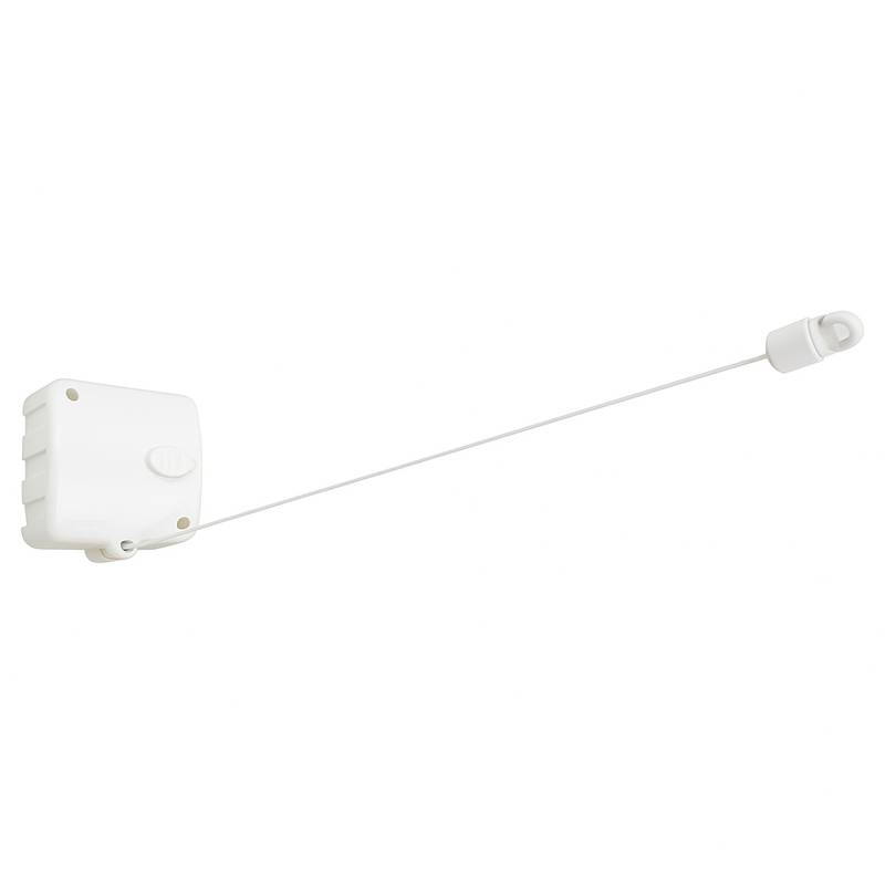 Tendedero de ropa de pared extensible, de plástico, 6m, BLANCO Maxeb