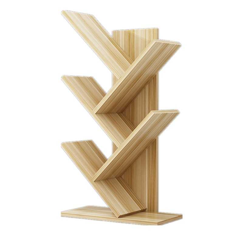 [G3469] Mueble estantería de madera, 4 estantes diagonales, en caja, varios colores