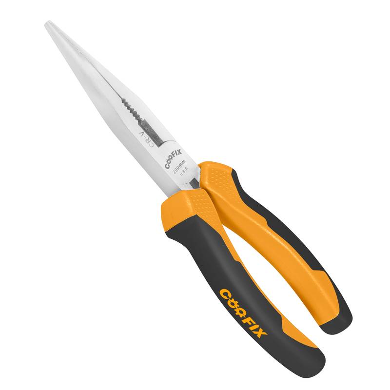 [G3535] Pinza alicate punta larga, 200mm/8, en blister, Coofix
