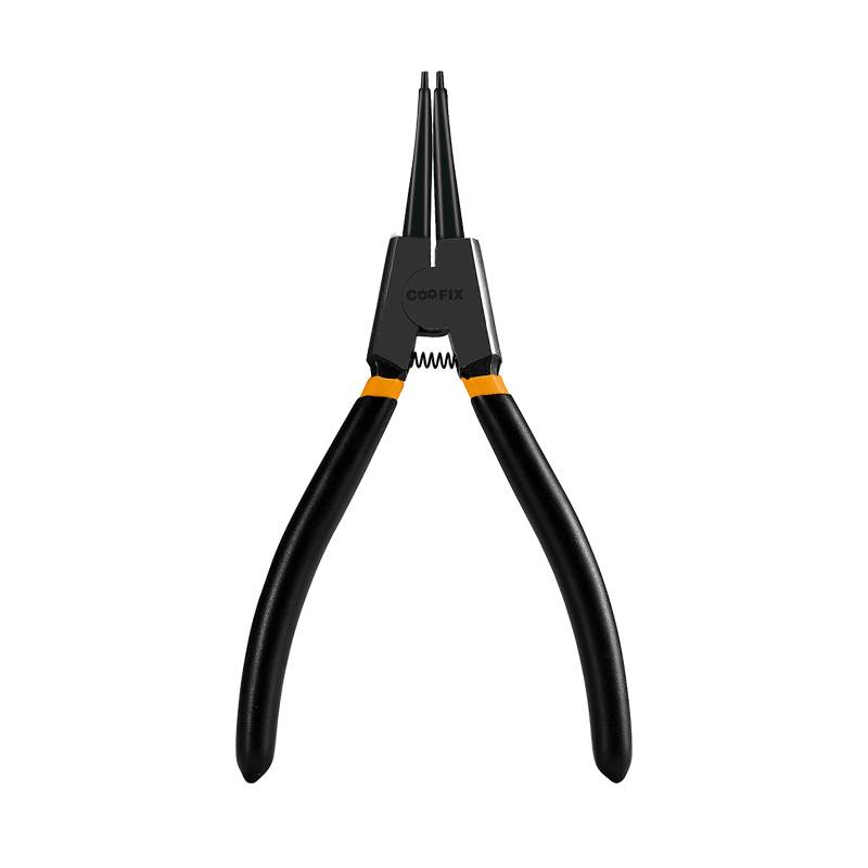 [G3537] Pinza punta fina, 7", 175mm, con resorte, en blister, Coofix