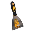 Espátula de albañilería, acero inoxidable, 100mm, con mango de goma, Coofix