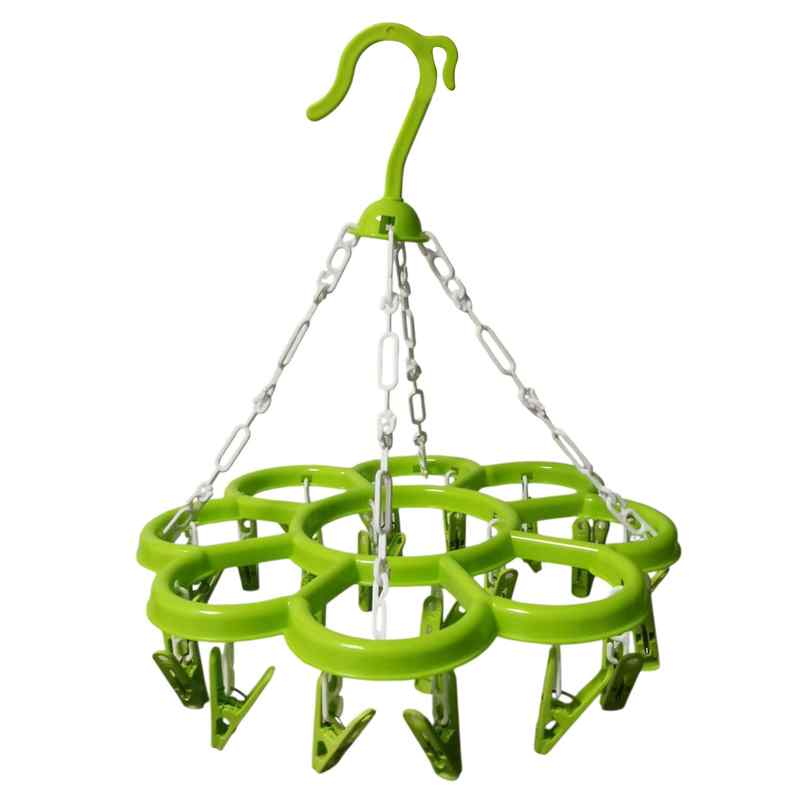 Tendedero colgante de plástico 20 palillos, varios colores