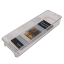 Caja organizadora de plástico transpararente, 1L