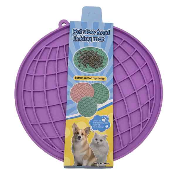 [G3735] Plato para mascotas de silicona, con ventosas varios colores