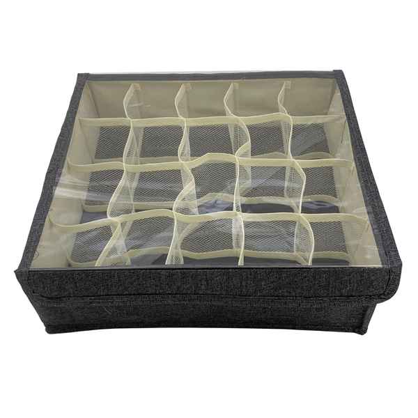 Caja organizadora de TNT, 20 divisiones, con visor
