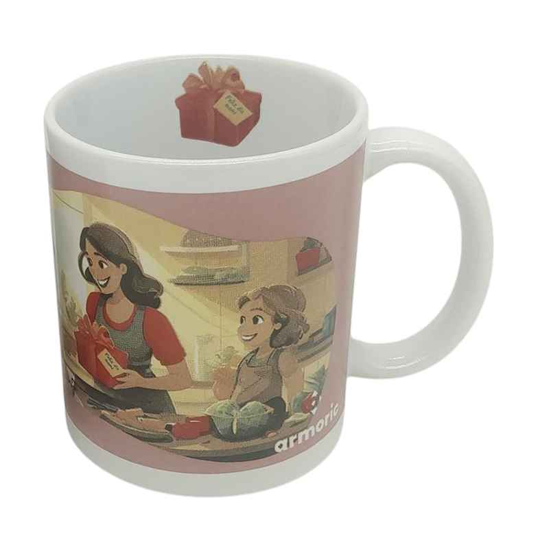 [H200CU] Taza de loza 300ml, Mamá regalo