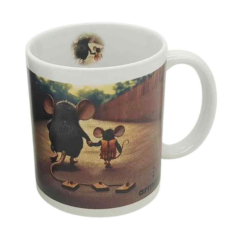 Taza de loza 300ml, Papá ratoncitos